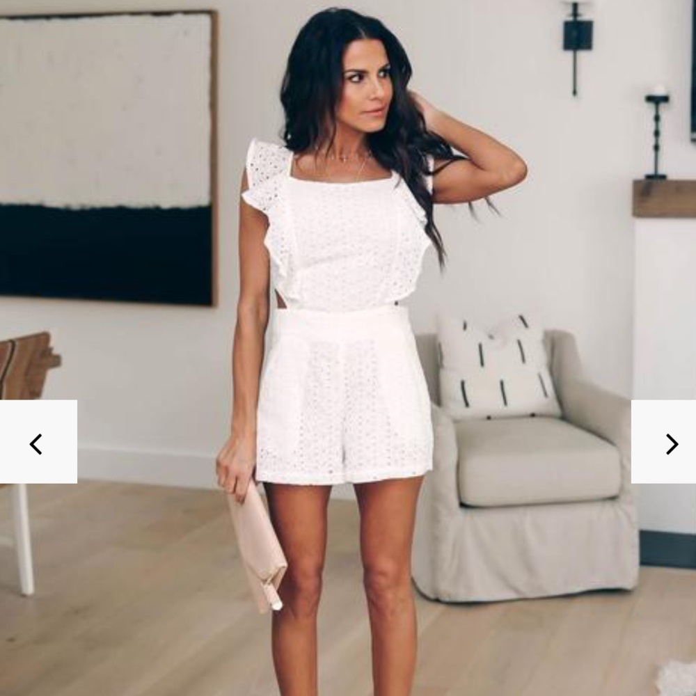 White romper